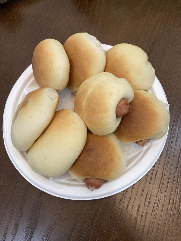 施主様宅を訪問　手作りパンを頂きました
